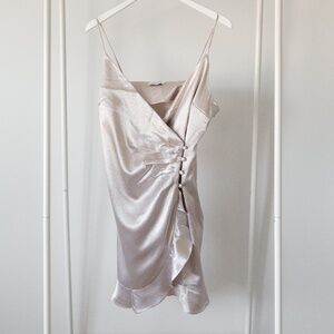 NEW Red Dress Boutique Aura Silver Dress - Medium